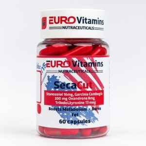 SecaCut 4x1- Stano10mg.Cambogia 200mg.Oxan 5mg.Triiodithyronine 15mg/60cp - Euro Vitamins