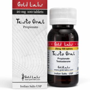 Testo oral (Propionato) 100cps 20mg - Gold Labs
