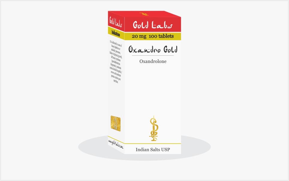Oxandrolona 100cps 20mg – Gold Labs