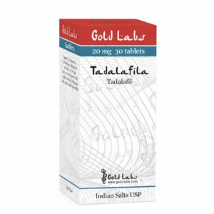 Tadalafila 30cps 20mg - Gold Labs