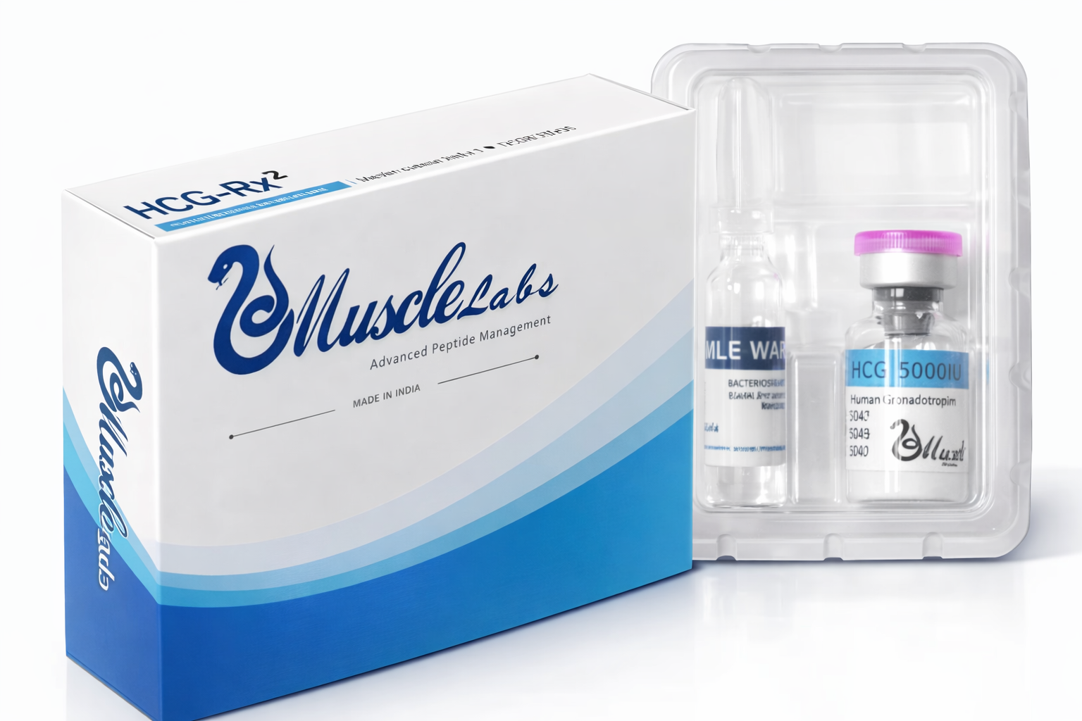 HCG 5000ui e 1mp/2ml - Muscle Pharma