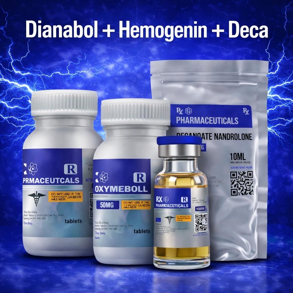 Combo 3X1: Dianabol + Hemogenin + Deca – RX Pharmaceuticals