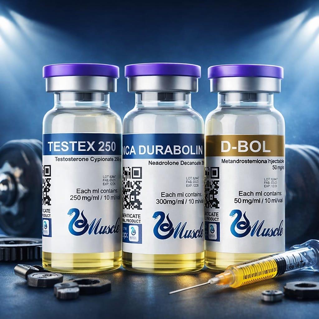 Combo 3X1: Cipionato + Deca + Dianabol – Muscle Pharma